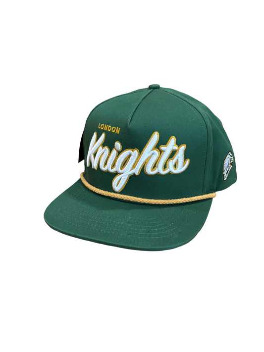 Bclutch Green & Gold Rope Hat