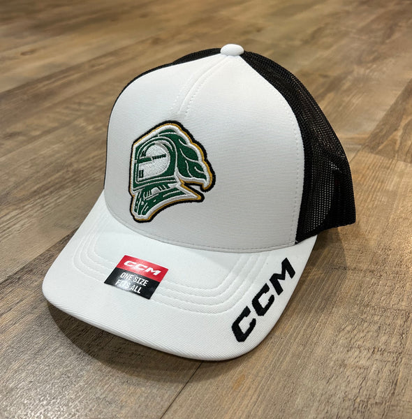 CCM Knights White Meshback Hat