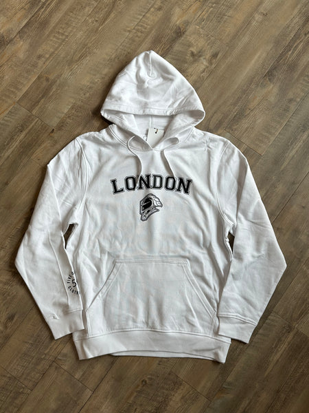 519 Clothing White London Knights Hoodie