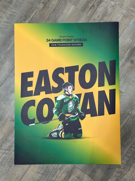 Easton Cowan Point Streak Poster