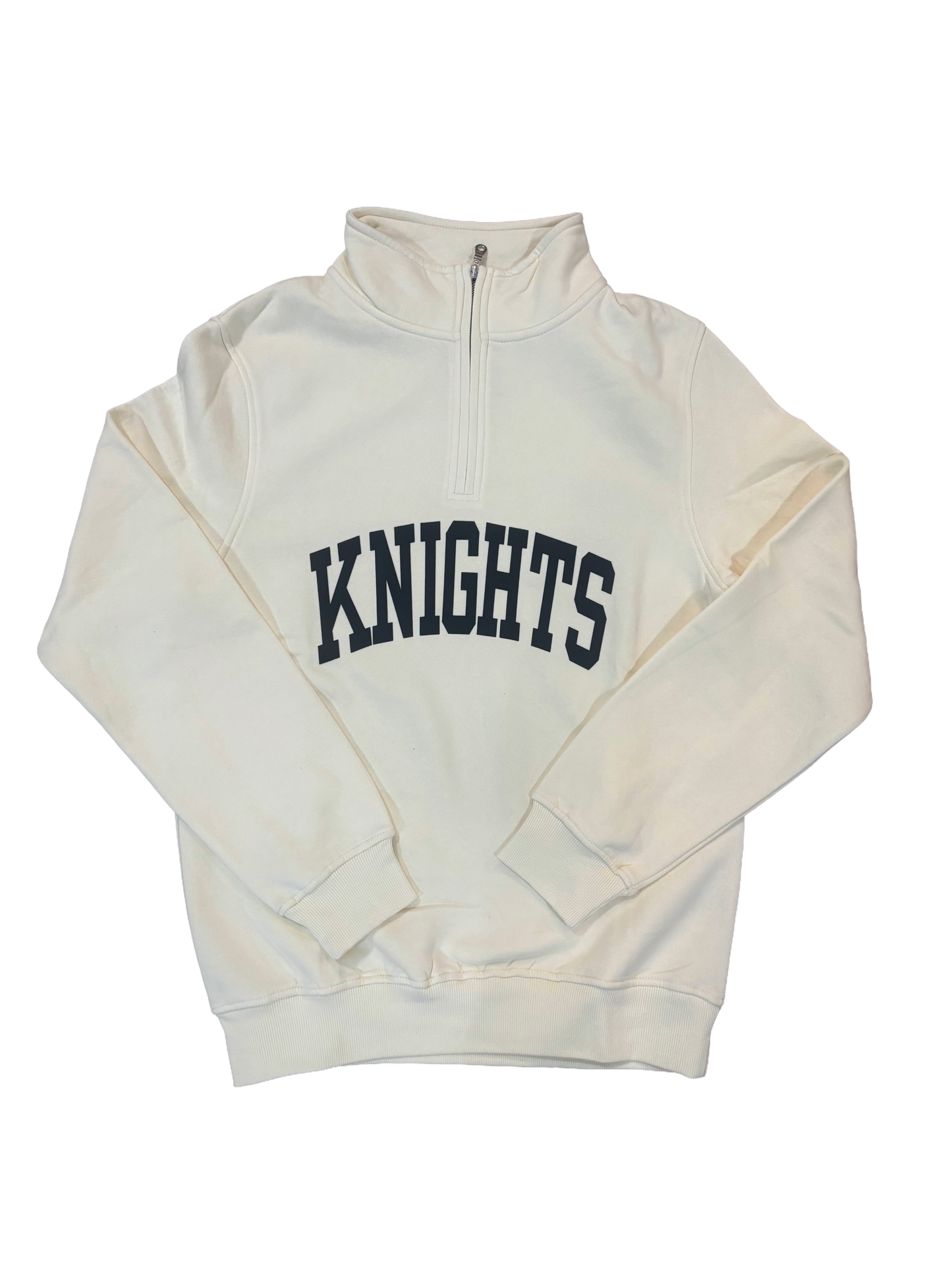 Brick Print Ivory 1/4 Zip