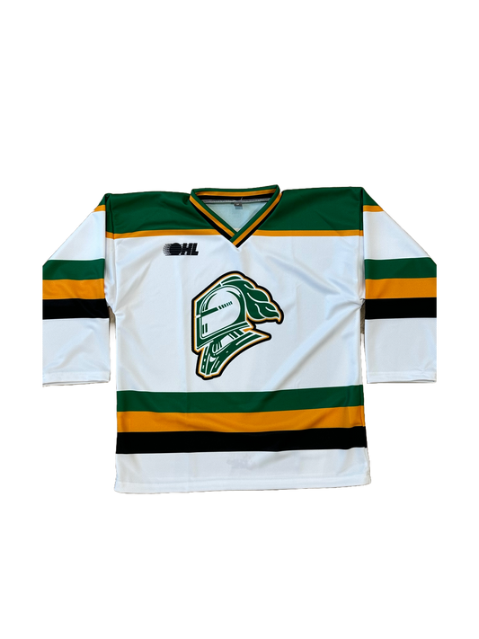 London Knights White Sublimated Jersey