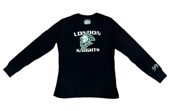 519 Womens Long Sleeve Distressed Tee