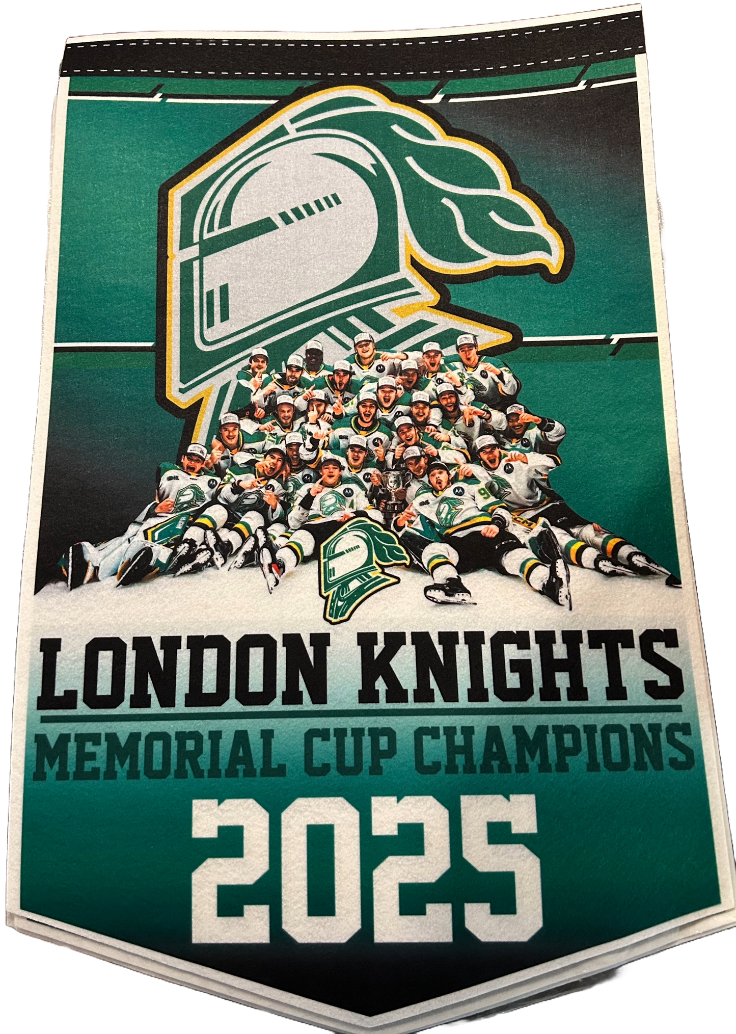 2025 Memorial Cup Champions Banner