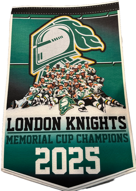 2025 Memorial Cup Champions Banner