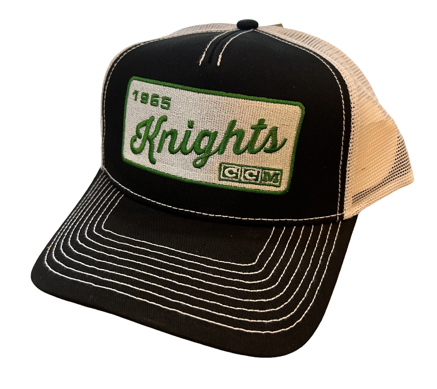 CCM Mesh Back Knights Patch Hat