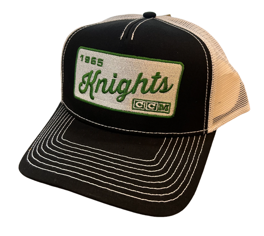CCM Mesh Back Knights Patch Hat