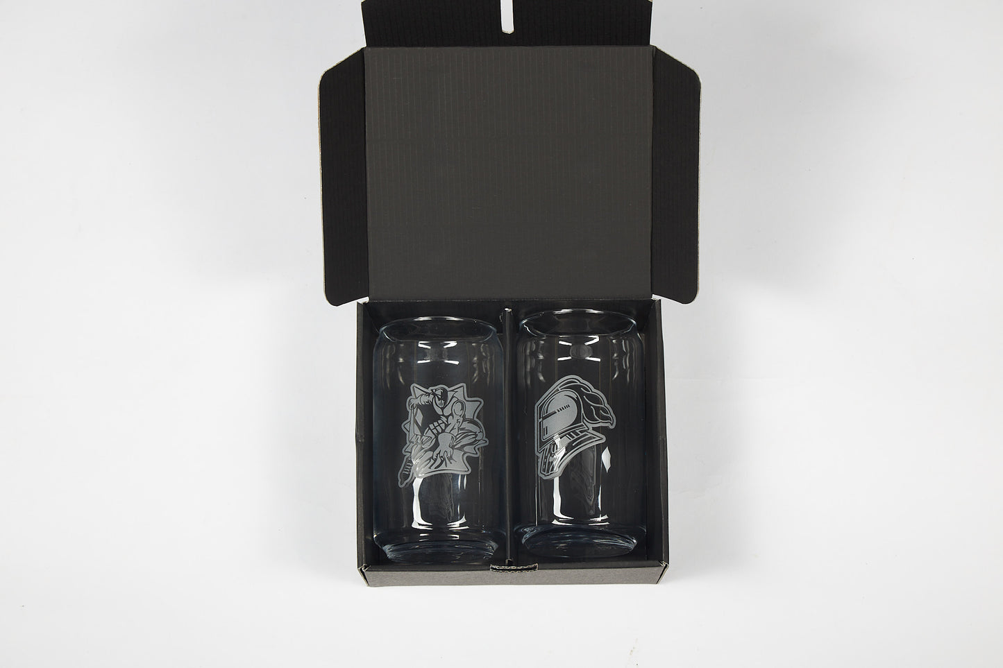 Dual Logo Beer Glass Set